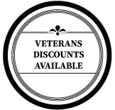 Veterans Discounts Available